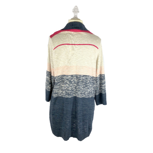 Torrid NEW Long Knit Striped Sweater Cardigan - Picture 3 of 6